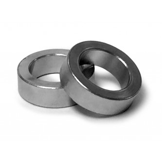 TB-0.282-0.250-0.500-ZCHF, Bushings, Steel (Spacers), 0.282 id, 0.500 outer diameter, 0.250 length Zinc Clear Hex Free (ROHS)  