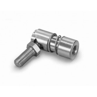 SQi375, Ball Joints, Female, 3/8-24 RH Housing, 3/8-24 RH Stud Quick Disconnect Stainless Steel 
