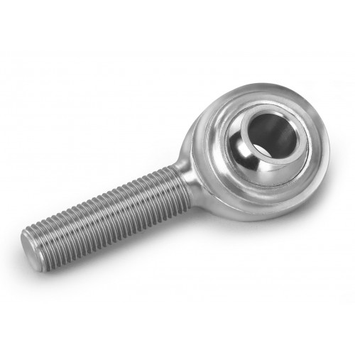 MSM-6-ZC, Bearings, Spherical Rod End, Male, 3/8-24 RH, Steel Housing, Steel Race 0.376 Bore  