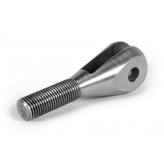 PMC-6-5, Clevis and Yoke Ends, Male, 3/8-24 RH, 0.3125 Pin Holes Chrome Moly Turned Construction 