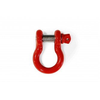 D-ring, shackle, 3/4 inch, complete with screw in pin, Red Baron Powdercoated in the USA, to fit the Jeep Wrangler JL.