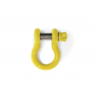 D-ring, shackle, 3/4 inch, complete with screw in pin, Lemon Peel Powdercoated in the USA, to fit the Jeep Gladiator JT.