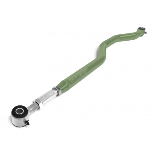 Premium Front Track Bar to fit the Jeep Grand Cherokee WJ. Double Adjustable, Poly/Poly, 4130 Chrome Moly. Fits 4 to 6 inch lifts. Locas Green. Made in the USA. 