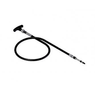 30-048-NL-GV-3, Cables, Push-Pull, 10-32, 48 inches Long, T-Handle Non-Locking Groove Style 3 inch Travel  