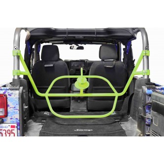 Jeep JK, 2007-2018,  Spare Tire Carrier, 2 Door JK, Internal, Gecko Green.  Made in the USA.