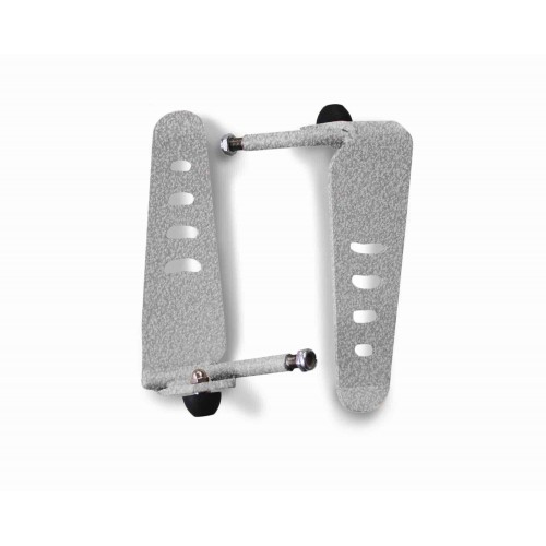 Jeep Wrangler TJ 1997-2006, Stationary Foot Rest,  (Foot Pegs), Metal Design, Gray Hammertone. Made in the USA. 