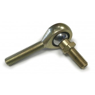 MPML-8S, Bearings, Spherical Rod End, Male, 1/2-20 LH, Steel Housing, Nylon Race 0.501 Bore with Integral Ball Stud 