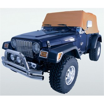 Rugged Ridge 13316.37 Spice Water Resistant Vinyl Cab Cover. Fits 1992-2006 Jeep YJ and TJ Wrangler