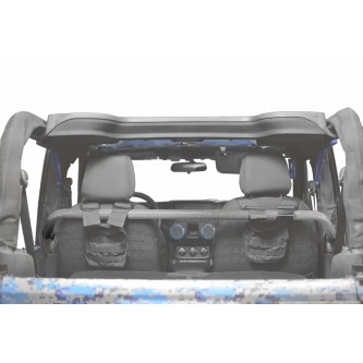 Jeep Wrangler JK, 2007-2018, Front Harness Bar Kit.  Gray Hammertone.  2 Door Only.  Made in the USA.