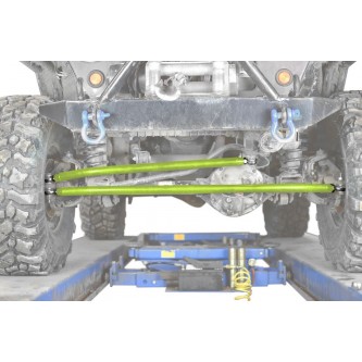 For Jeep XJ 1984-2001, Crossover Steering Kit, Gecko Green. Made in the USA