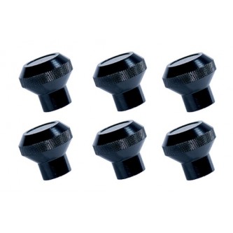 6 Piece Black Aluminum Dash Knob Set for 76-86 Jeep CJ5 CJ7 CJ8. Rugged Ridge 11420.02 Rugged Ridge. Replaces OE 8880