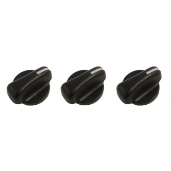 Climate Control Knob Set of 3 for Jeep Wrangler TJ 1999-06 Replacement 5011218AC