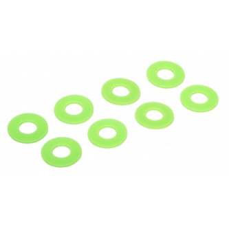 Daystar Winch & Recovery Accessories D-RING / SHACKLE WASHERS (SET OF 8); Fl. Green, D-RING / SHACKLE WASHERS (SET OF 8); Fl. Green