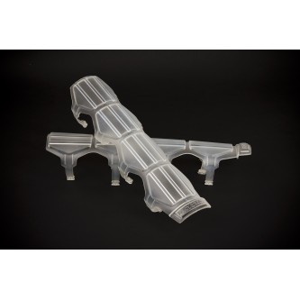 Daystar Shock Boots Universal Shock and Steering Stabilizer Armor; Pair; Clear; Includes Mounting Rings, Shock Armor; Clear