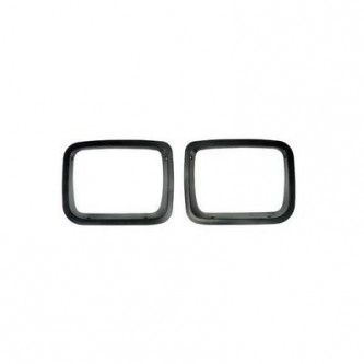 Headlight Bezels Pair Black for Jeep Wrangler YJ 1987-95 12419.24 Rugged Ridge  