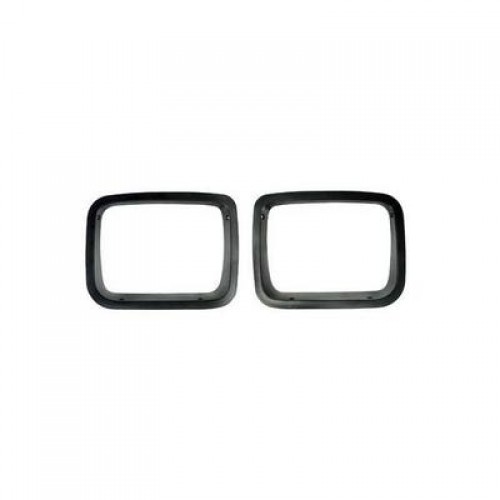 Headlight Bezels Pair Black for Jeep Wrangler YJ 1987-95 12419.24 Rugged Ridge  