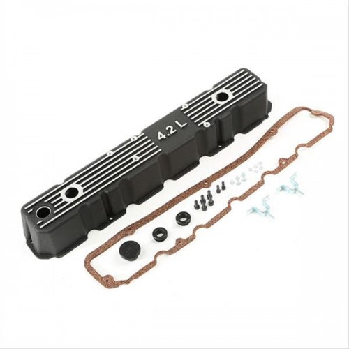 Black Aluminum Valve Cover for Jeep CJ5 CJ7 CJ8  4.2L Omix-Ada 17401.21